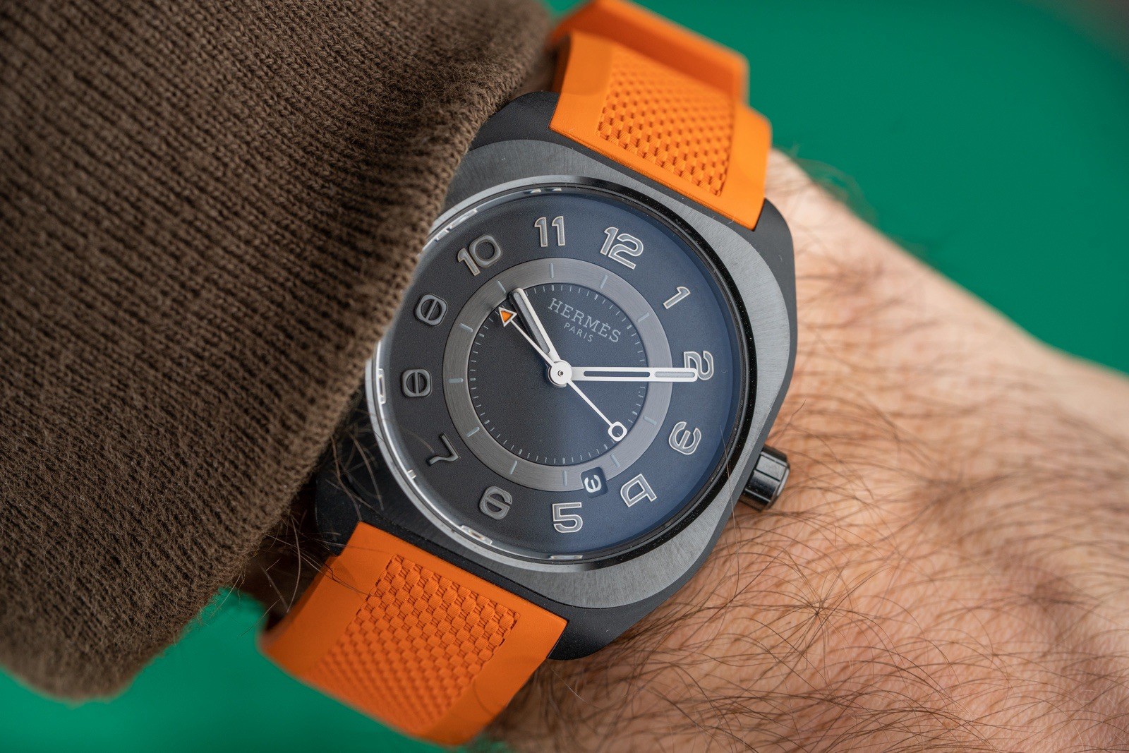 HERMES H08 Black Dial Automatic Watch (W049430WW00)