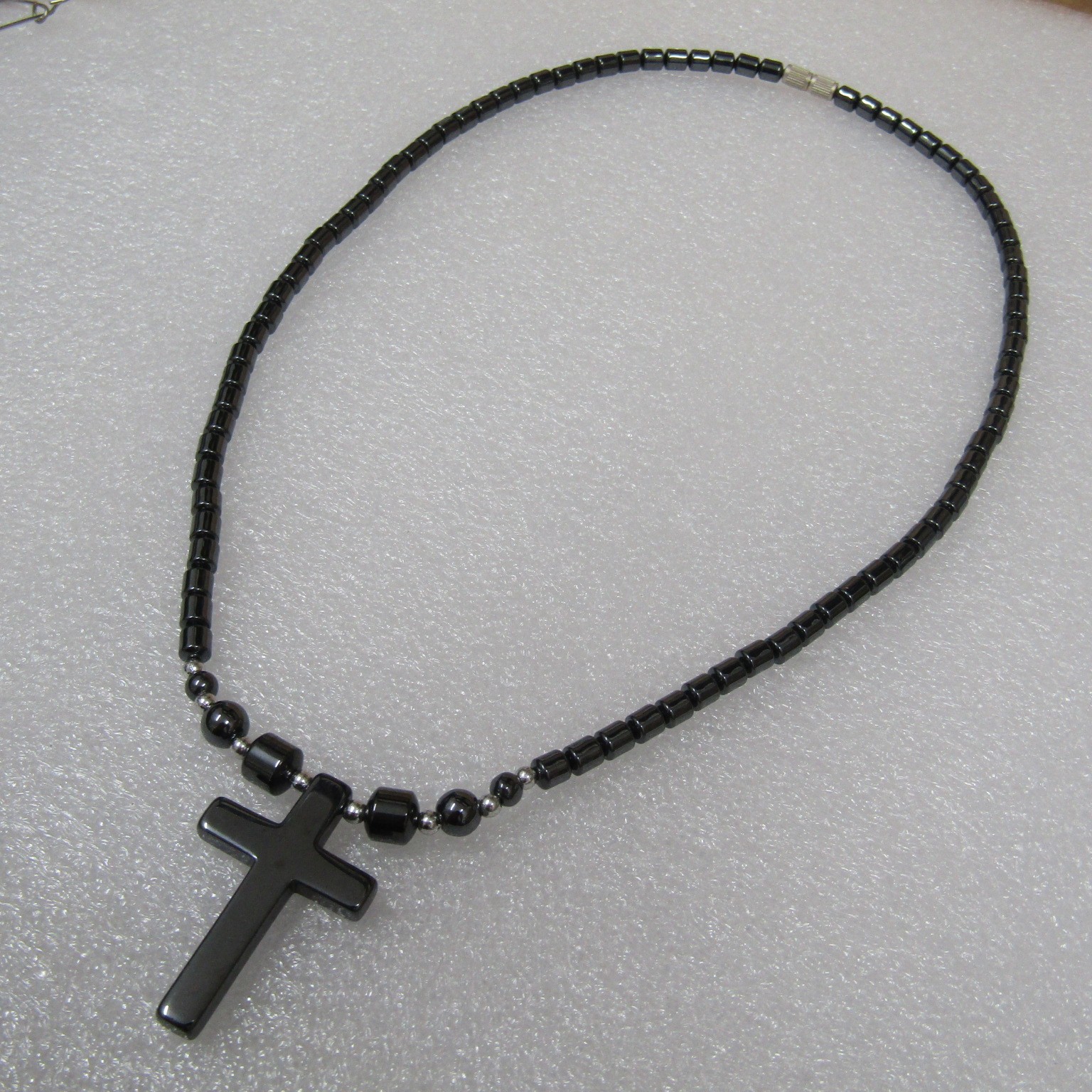 Black Hematite Necklace Women’s Men’s Teen’s Jewelry Holiday Gift Ideas