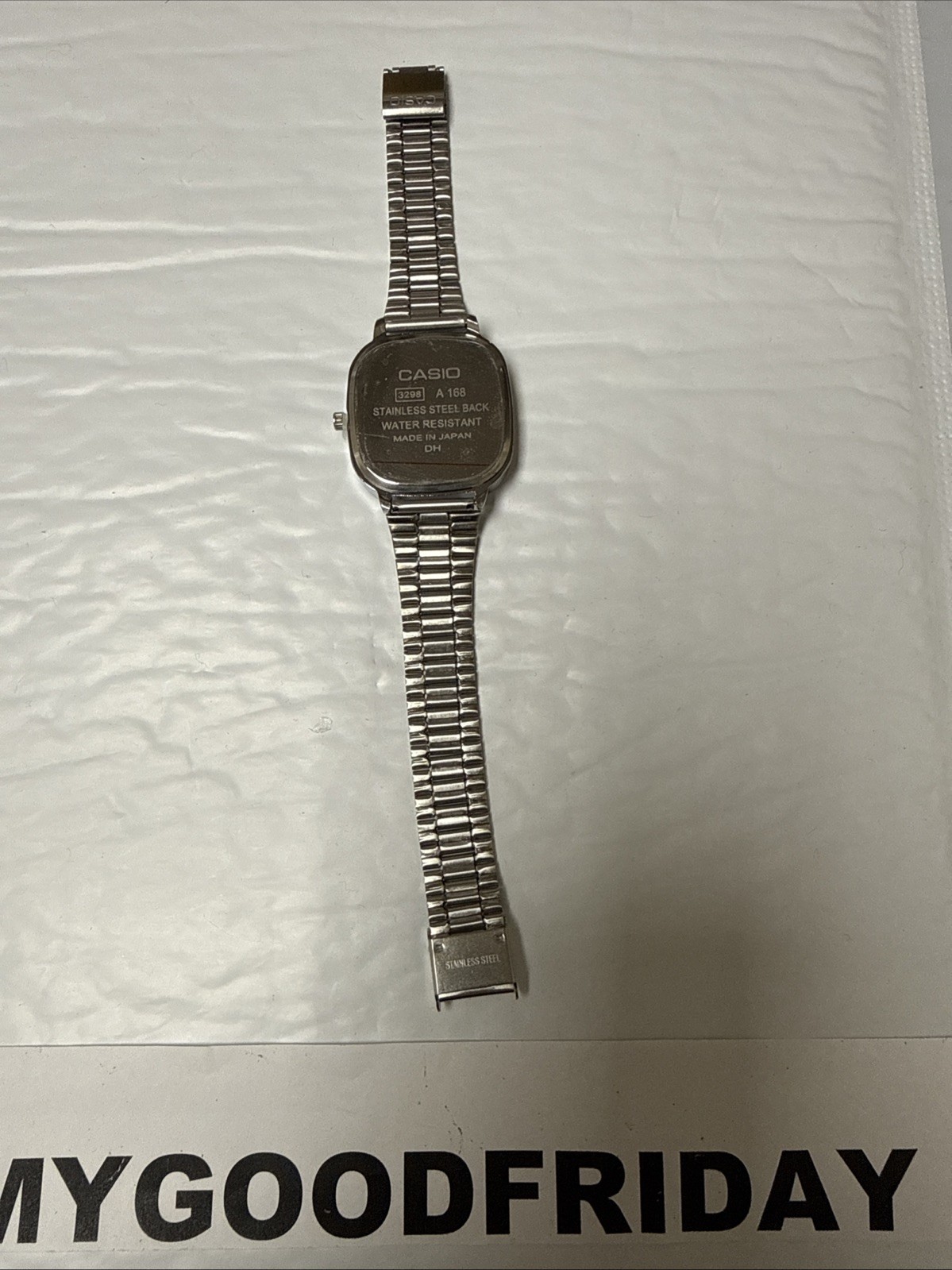 CASIO 3298 -A168 Series Stainless Steel Quartz Analog Silver Water Resistant