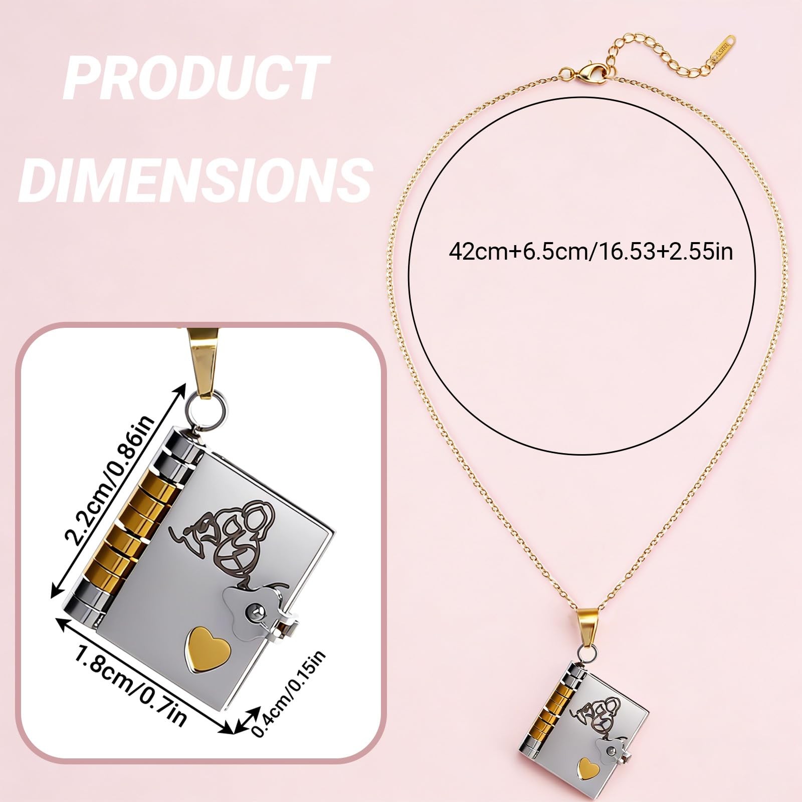 Granddaughter Necklace, The Most Beautiful Chapter Book Necklace