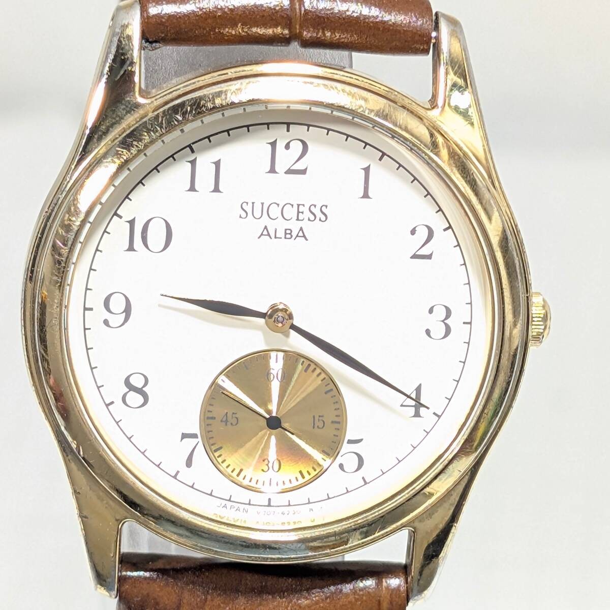 Seiko ALBA SUCCESS Small Second Men’s Battery Replacement Completed Working Item
