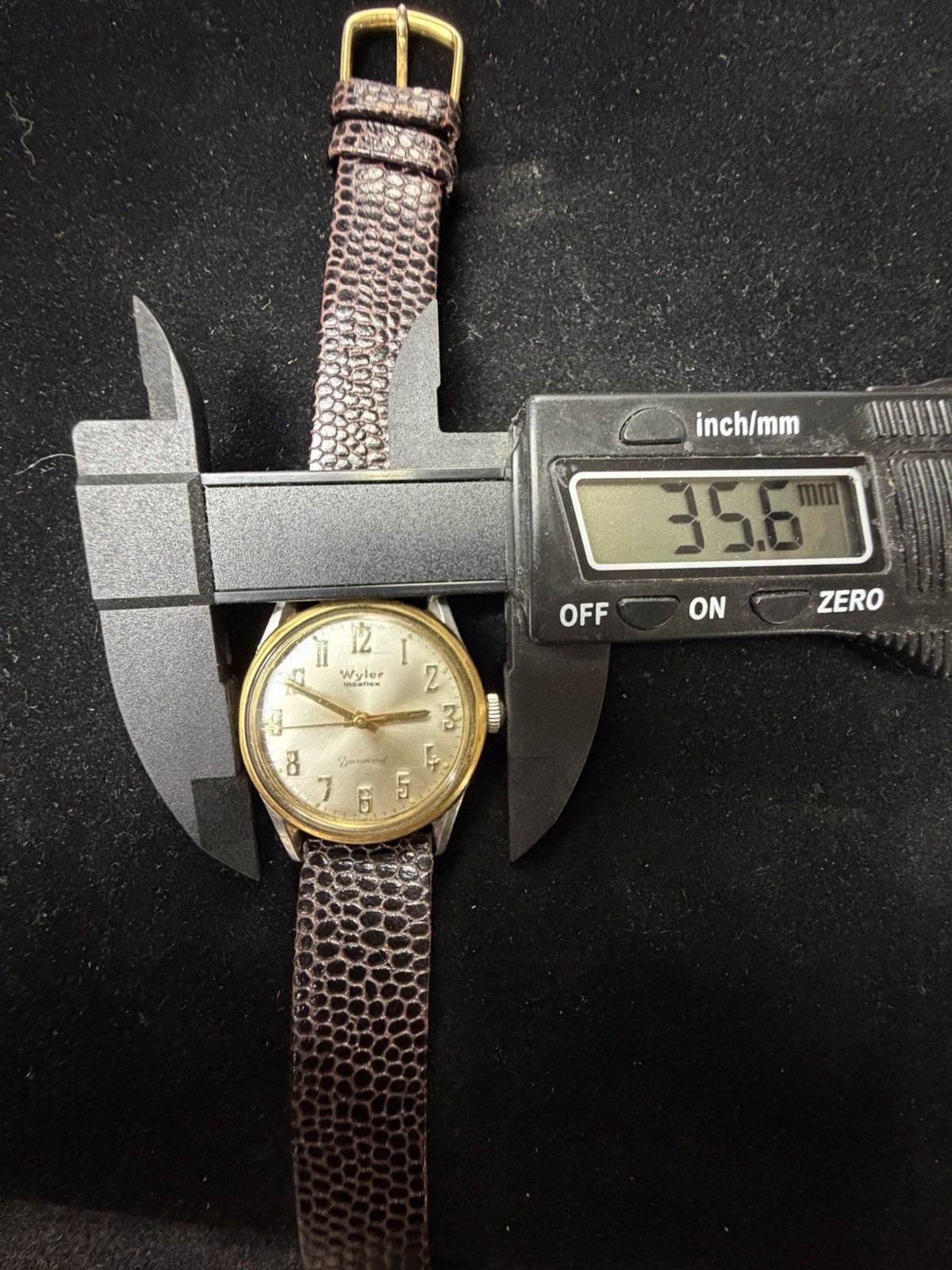 Vintage Wyler Incaflex Dynawind Men’s Watch 17J ETA 2375 running