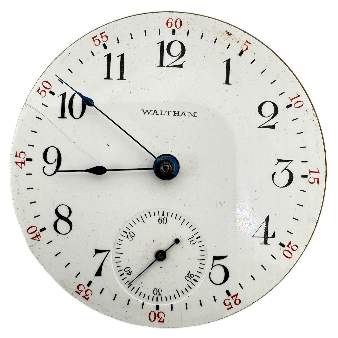 Antique 18s 1904 Waltham 1883 7J Mechanical Wristwatch Movement Gilt No. 1 USA