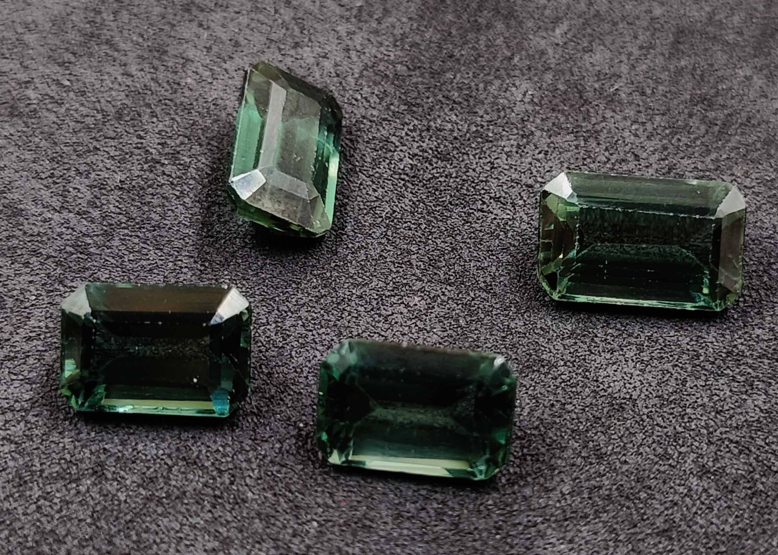 IGL Alexandrite Natural 12x8mm LOT Russian Color Changing Emerald Cut Loose 4N