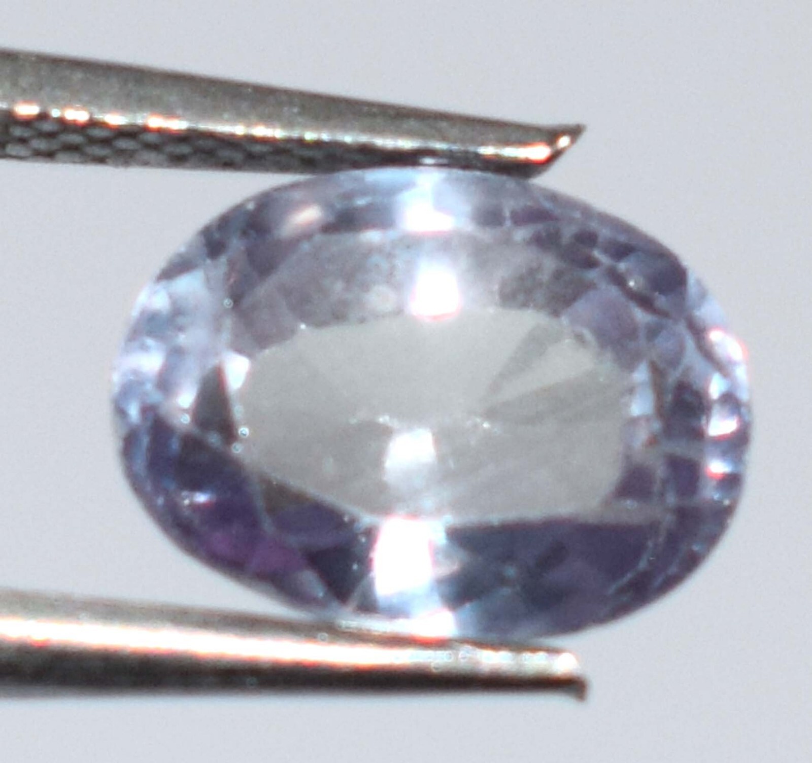 Natural 3.95 Ct Oval Color Changing Alexandrite Gemstone Certified