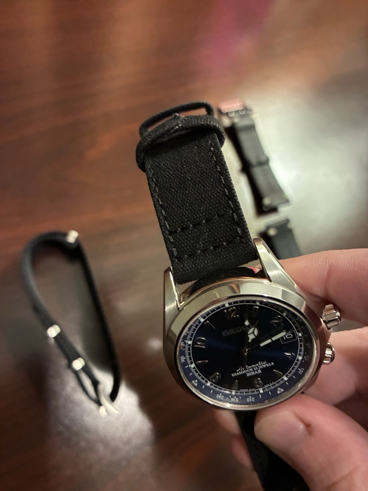 Seiko Blue Dial Limited Edition Hodinkee Men’s Watch – SPB089 W/Bonus Straps