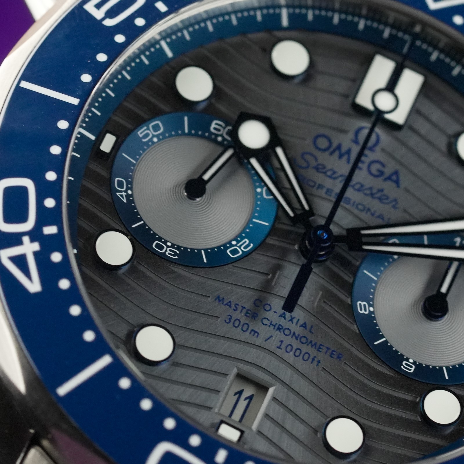 OMEGA Seamaster Diver 300M Chrono 44mm Grey Dial 210.30.44.51.06.001 Full Set