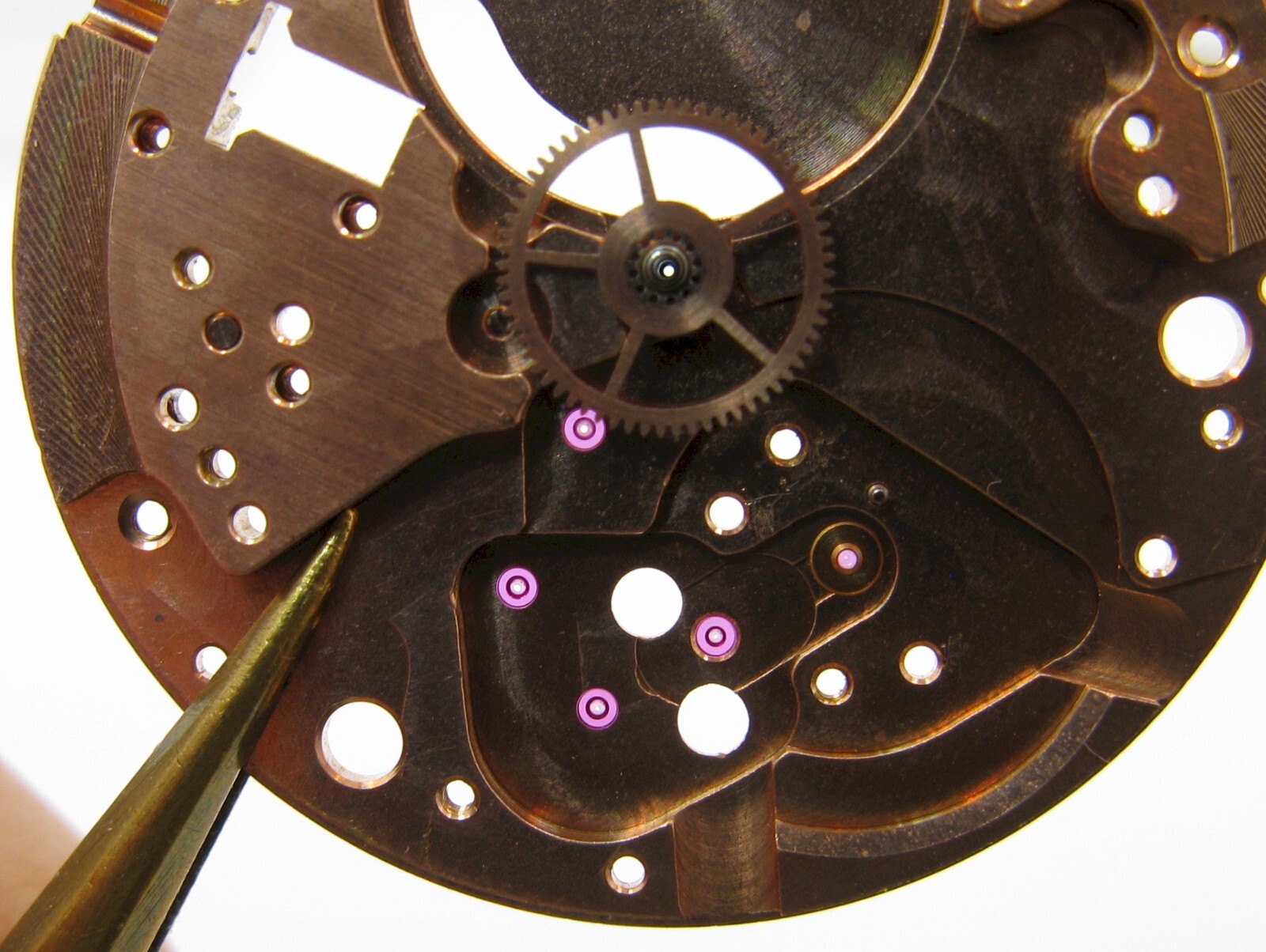 Omega 550 SeaMaster automatic Watch part: main plate #100