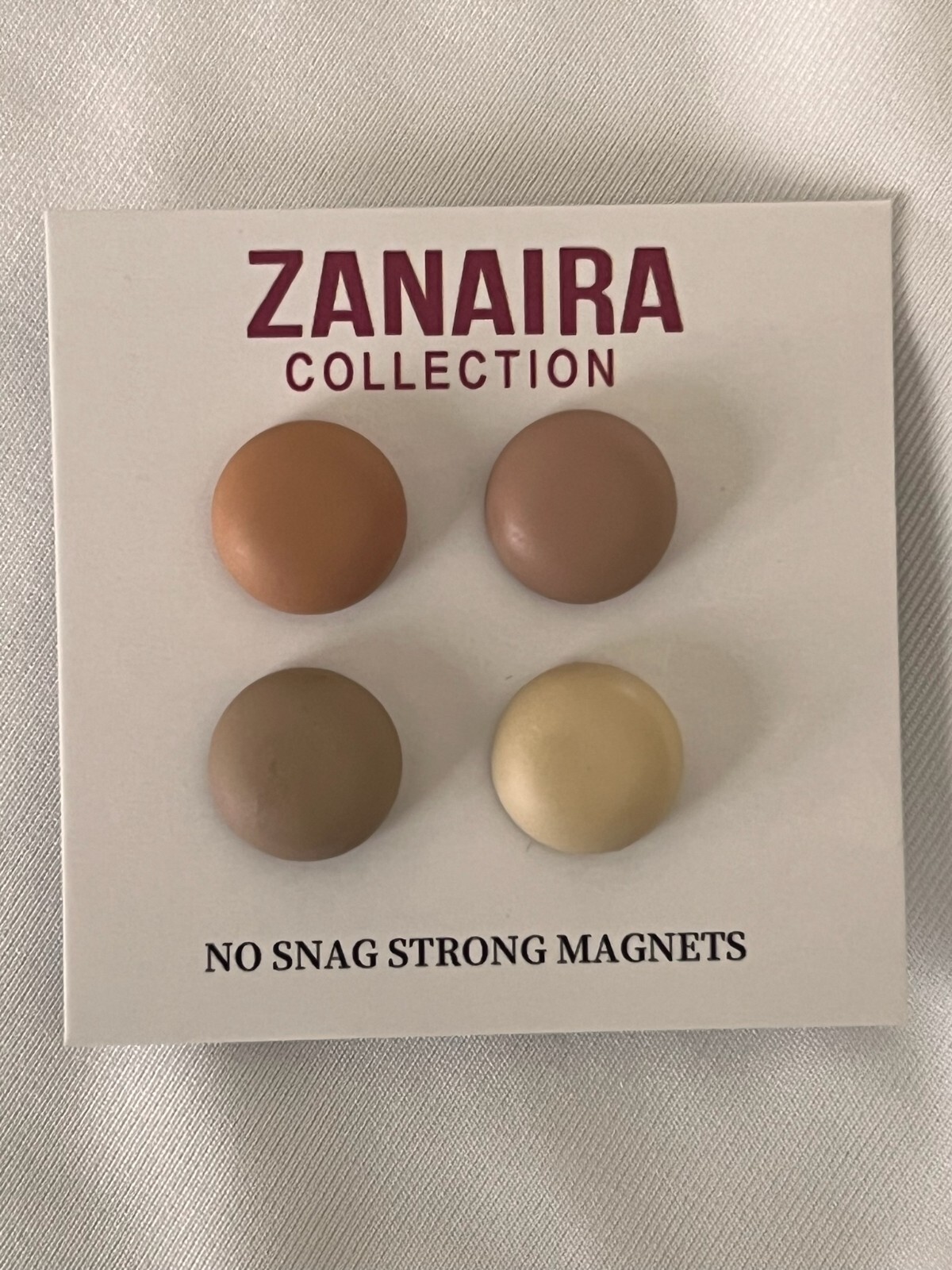 4PCS Premium Strong Hijab Magnetic Pins, No-Snag Multi-Use, Metal and Matte