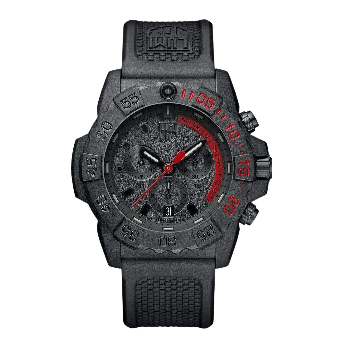 Luminox Navy Seal Chronograph SWISS Quartz Black Dial Men’s Watch XS.3581.EY
