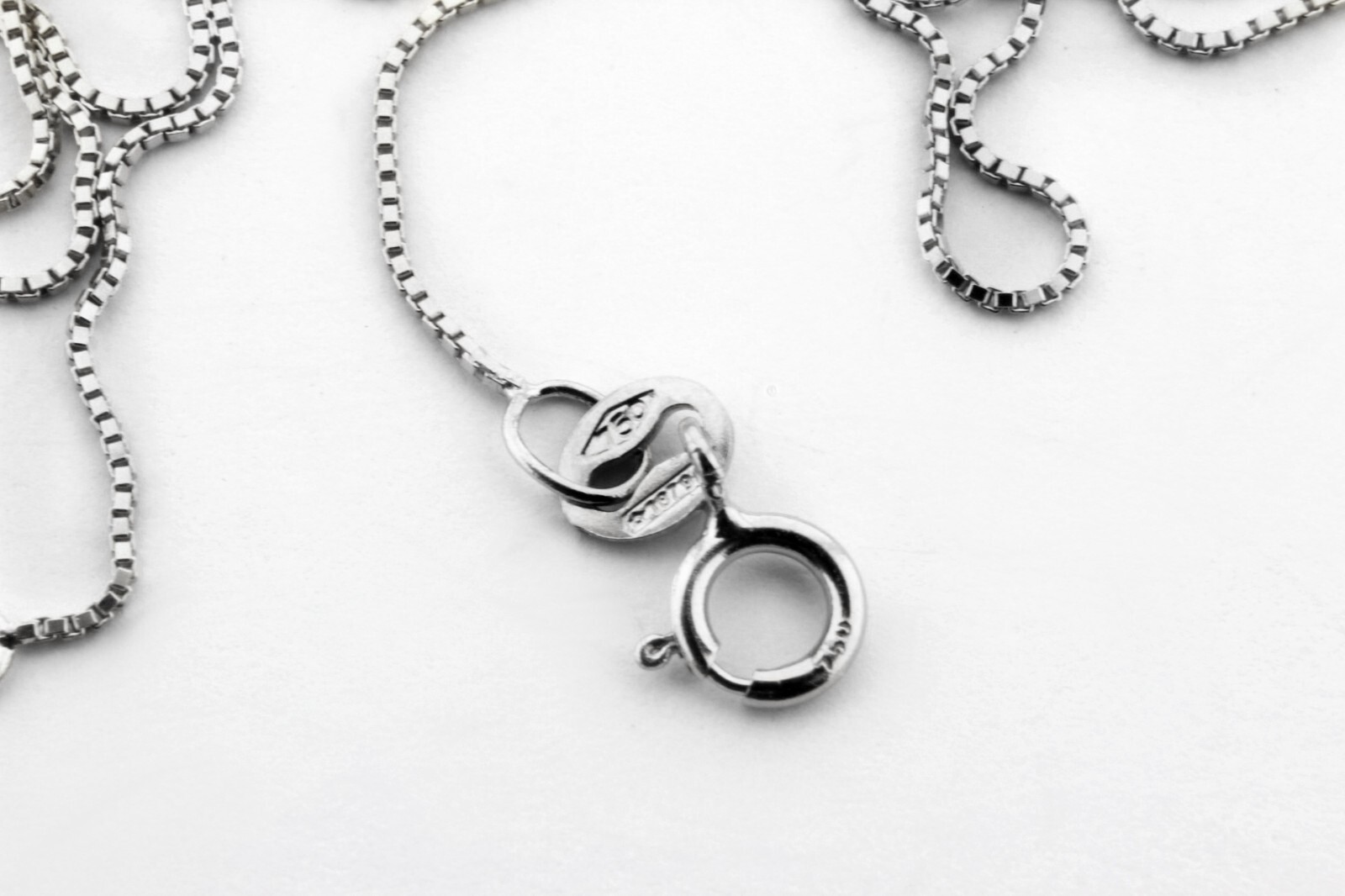 Venetian Venetian 18kt White Gold Choker Chain Necklace cm. 40 45 50 60