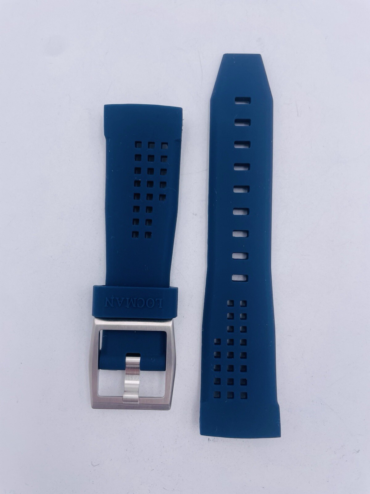 Locman Blue Stealth Rubber Buckle Strap 300m Rf215 Hot Sale New