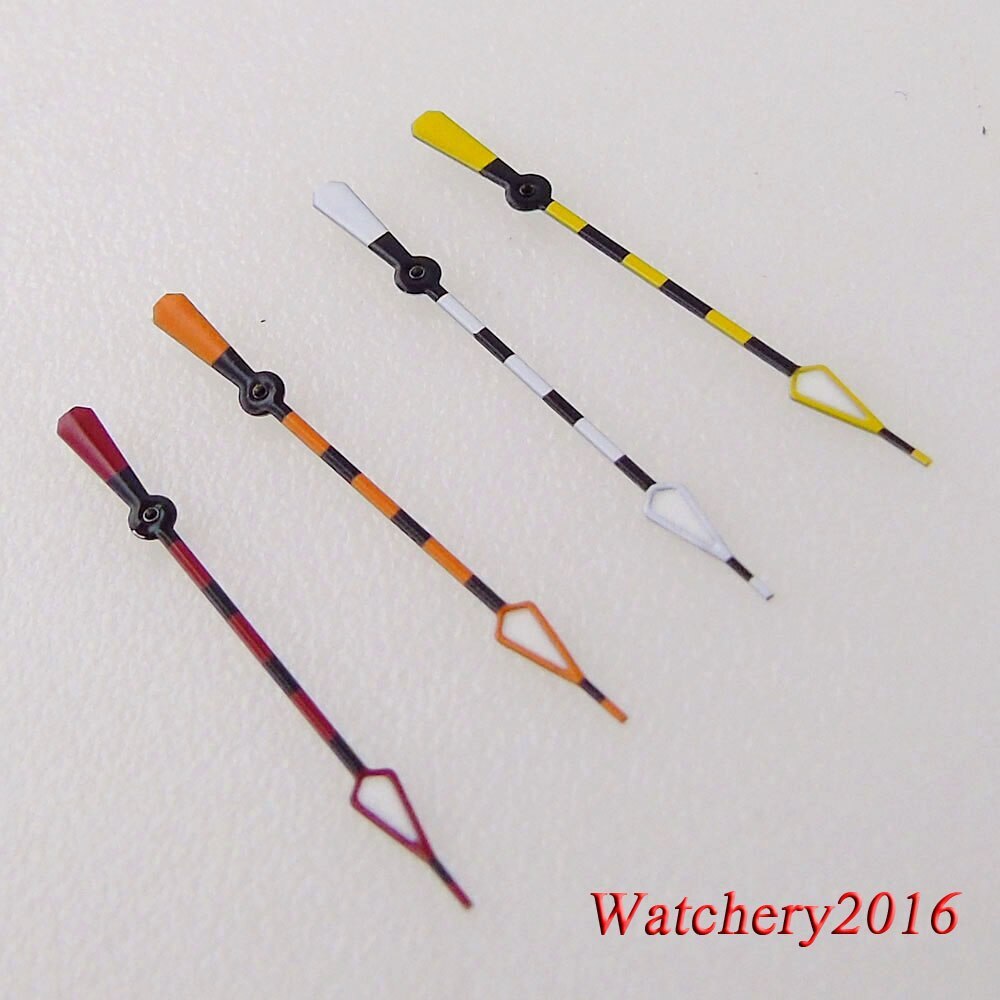 14.5mm Yellow Red Black Watch Second Hand fit NH35 NH36 7s35 7s26 4r35 7009 6309