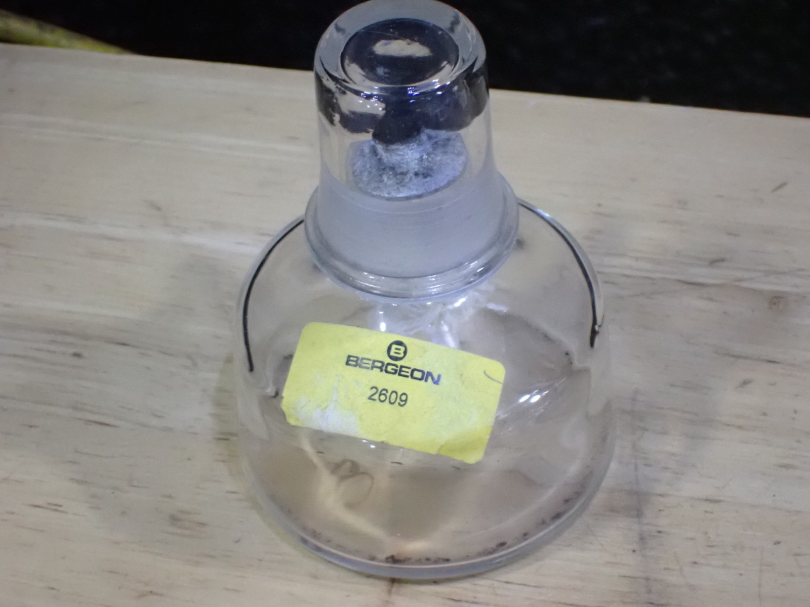 Bergeon 2609 Watchmakers Jewelers Spirit Lamp Alcohol Burner Good short wick