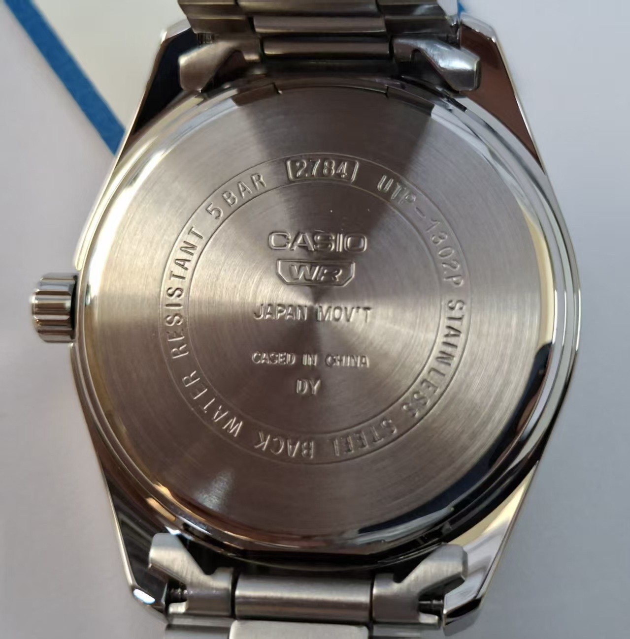 Casio UTP-1302PD-3A1 Stainless Steel Band 35 mm Dail Green Unisex Adults Watch