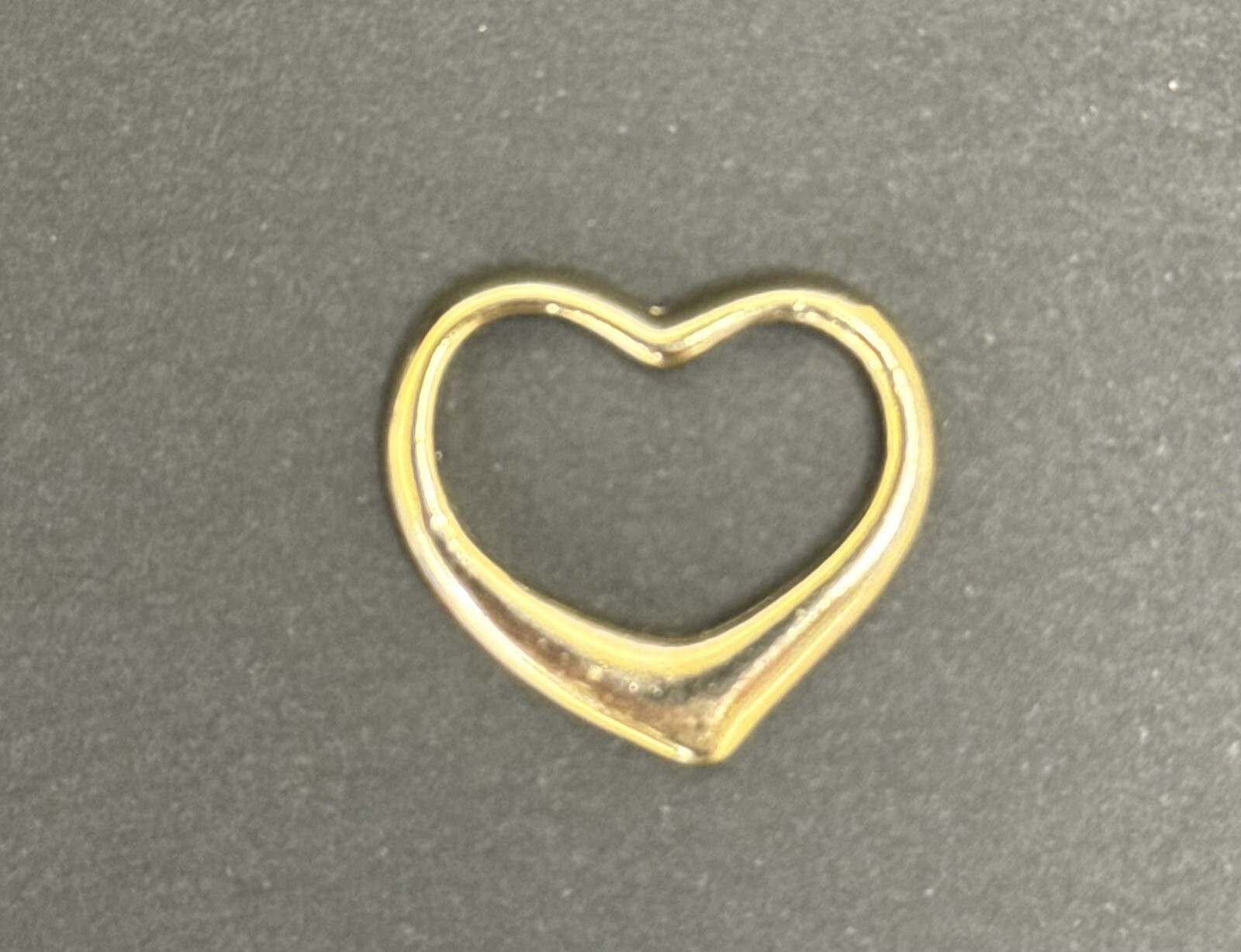 Lot of 4 Gold tone & Enameled Heart Pendants Approx. 0.75″ diameter