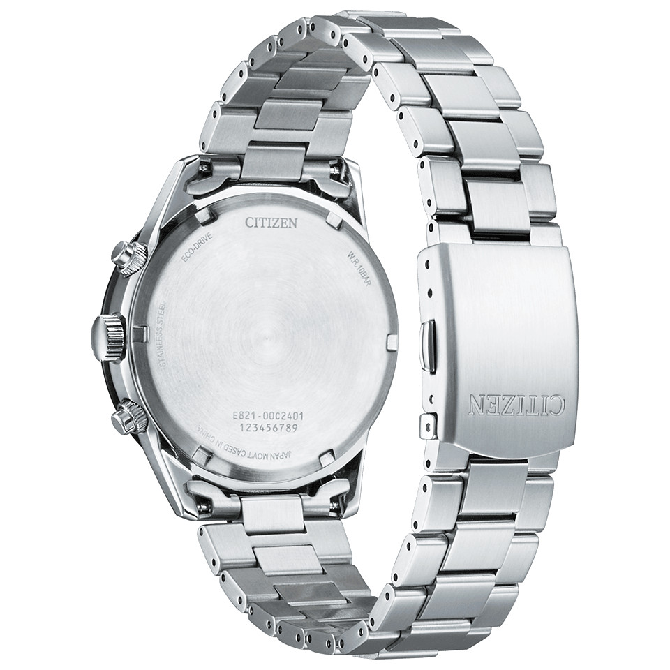 CITIZEN COLLECTION BL5614-59A Chronograph Eco-Drive Solar Watch 39.5mm PANDA