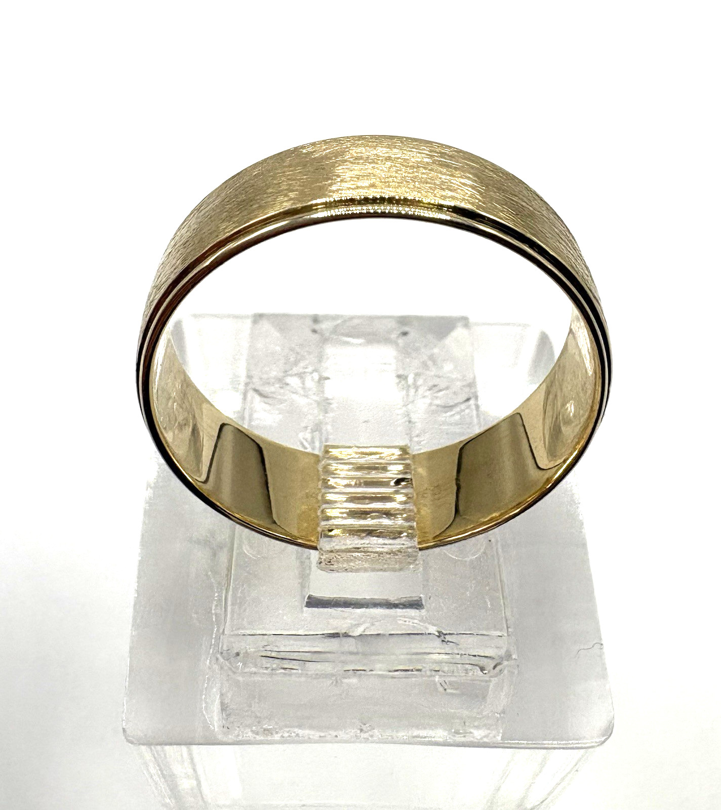 estate 14k yellow gold 6mm wedding band 4.2g sz9.5 $1399 #818 (24-hour shipping