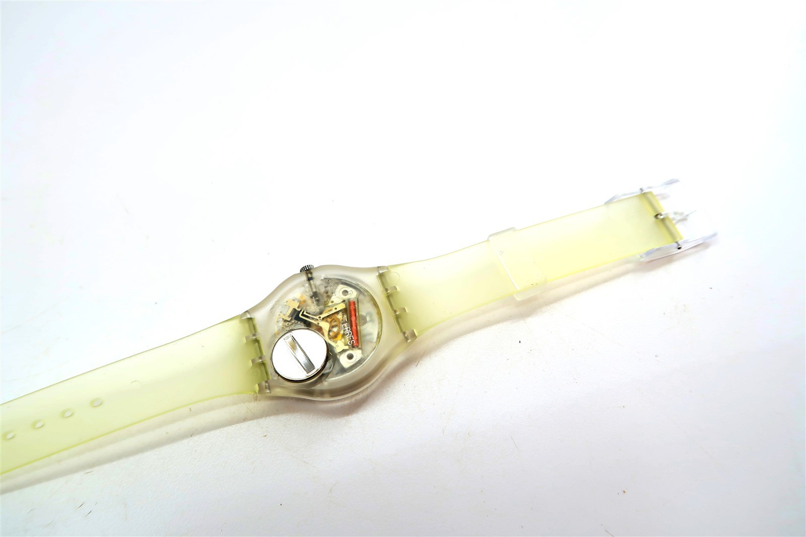 NEW Swatch Watch TRANSPARENT GK209SL Special Olympic Sports Edition Set w/ Loops