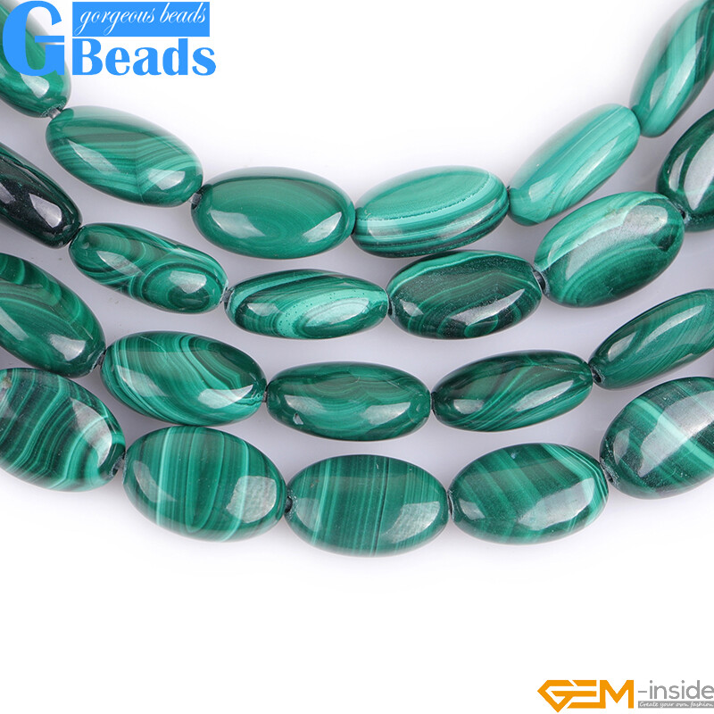 Assorted Shape Grade A Malachite Gemstone Beads For Jewelry Making 15″ Necklace