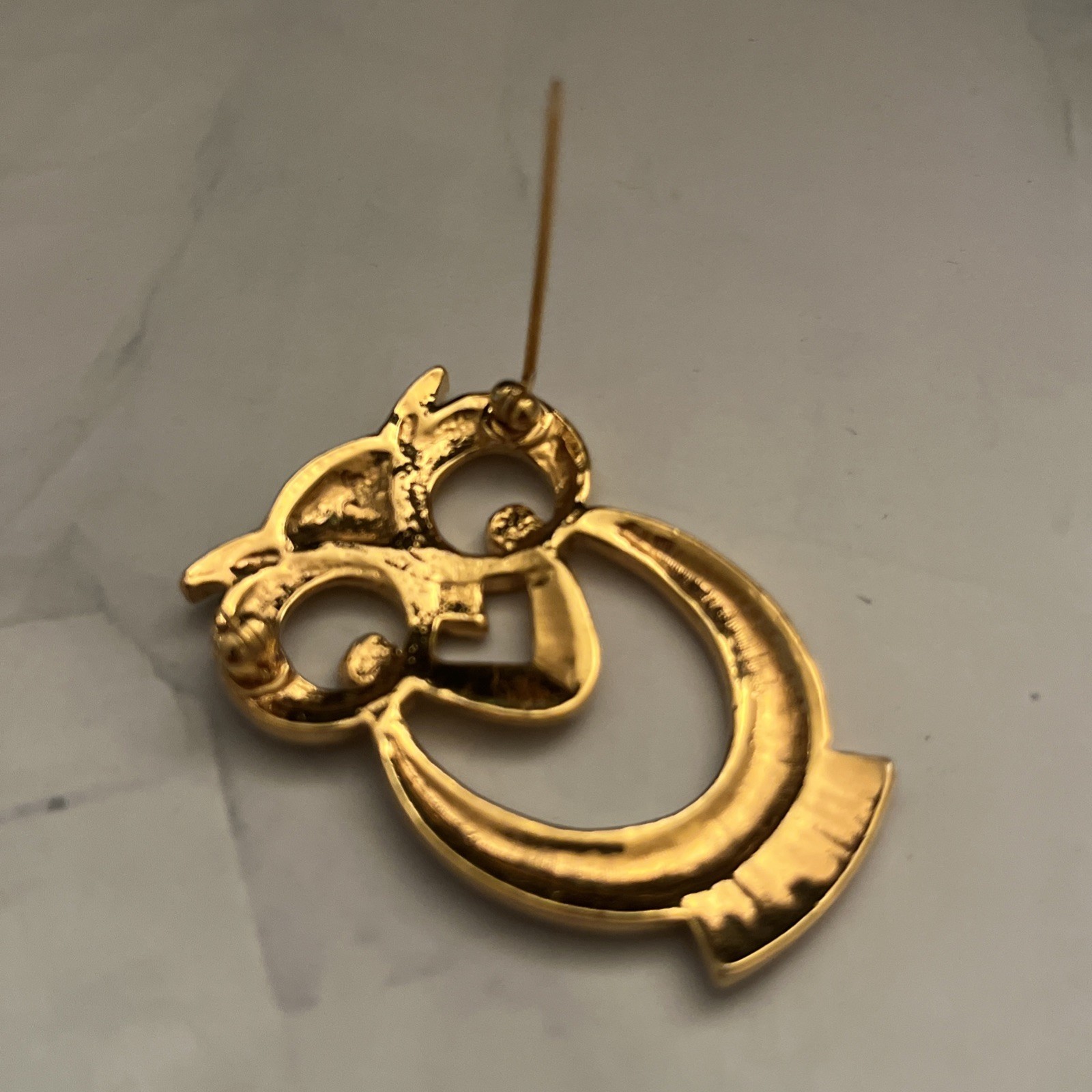 Vintage Avon “Wise Eyes” Owl Brooch Pin, originally released circa 1990