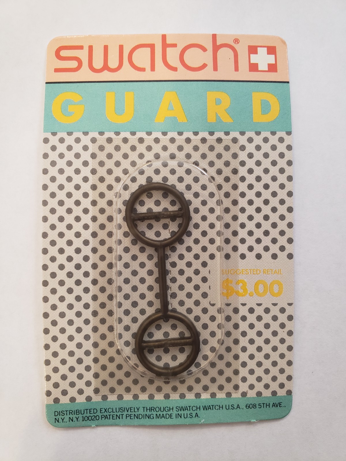 Vintage Swatch Watch Guard Gold/Bronze New In Blister Pack
