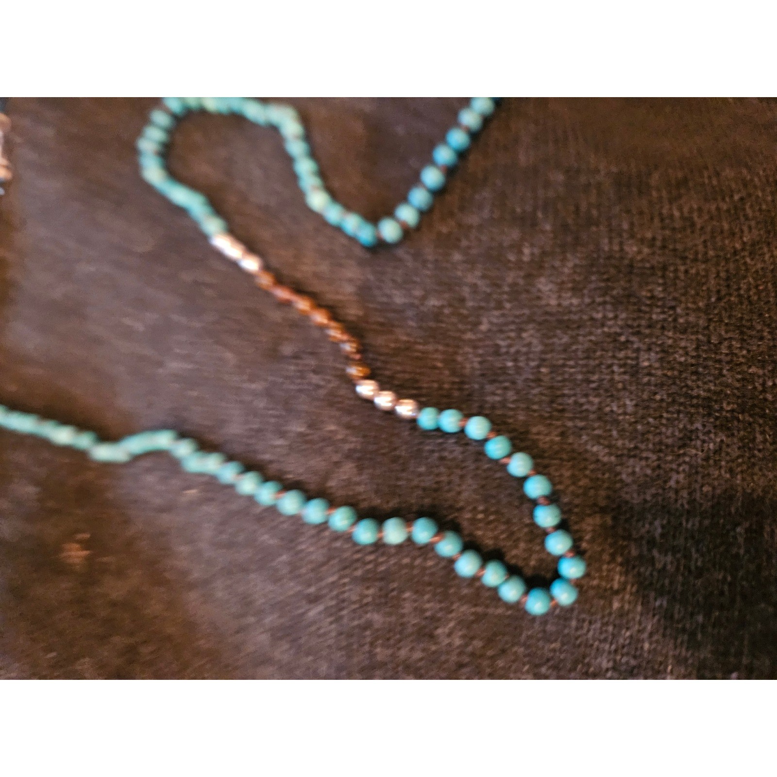 Silpada Sterling Silver Howlite Bronzite Great Lengths Bead Necklace N2396