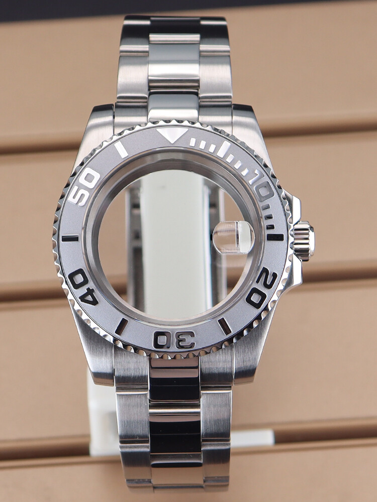 40mm Sterile Watch Cases 20mm Strap Prominent Ceramic Bezel Fit Nh35 36 Movement