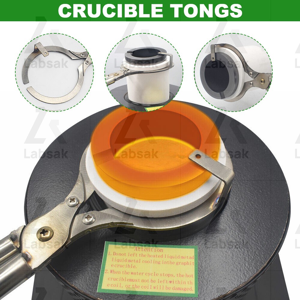 Metal Induction Smelting Furnace Melting Gold Silver Copper Smelter Machine