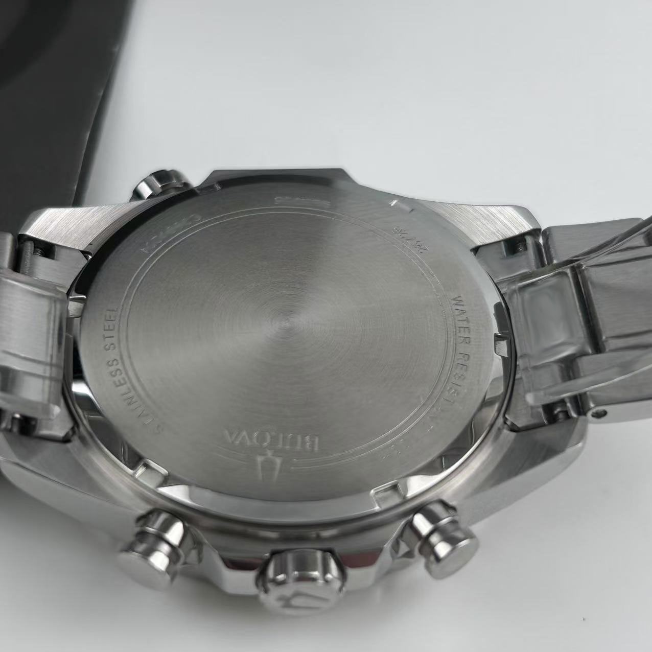 New Bulova Marine Star 96B256 Blue Dial Men’s Chronograph Quartz Watch 43mm