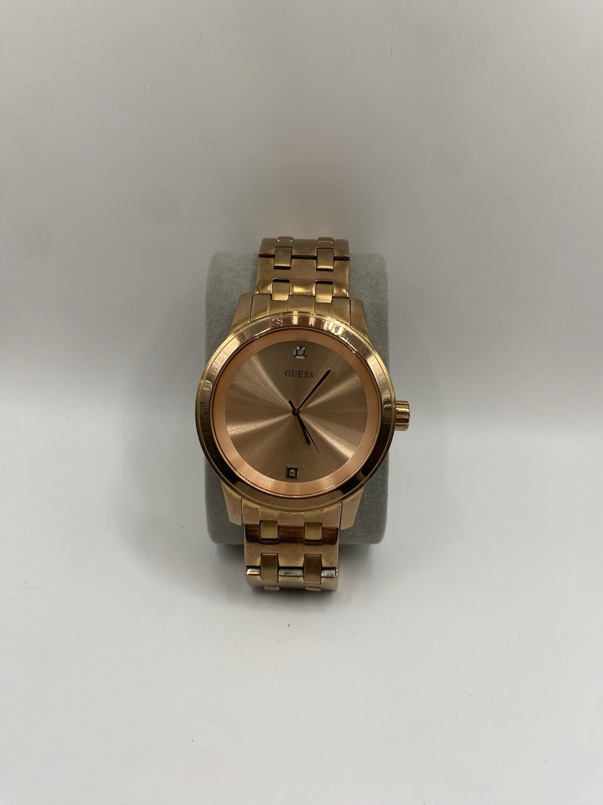 GUESS Men’s Rose Gold Watch 100m/330ft Stainless Steel Water Resistant