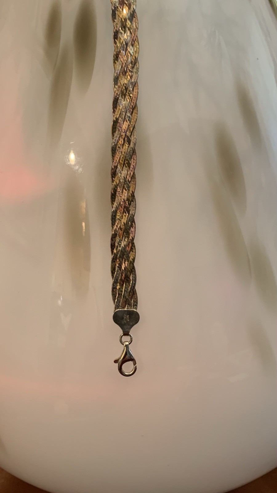 Mesh Woven Braided Made In Italy 925 Sterling Silver Bracelet 3 Colors