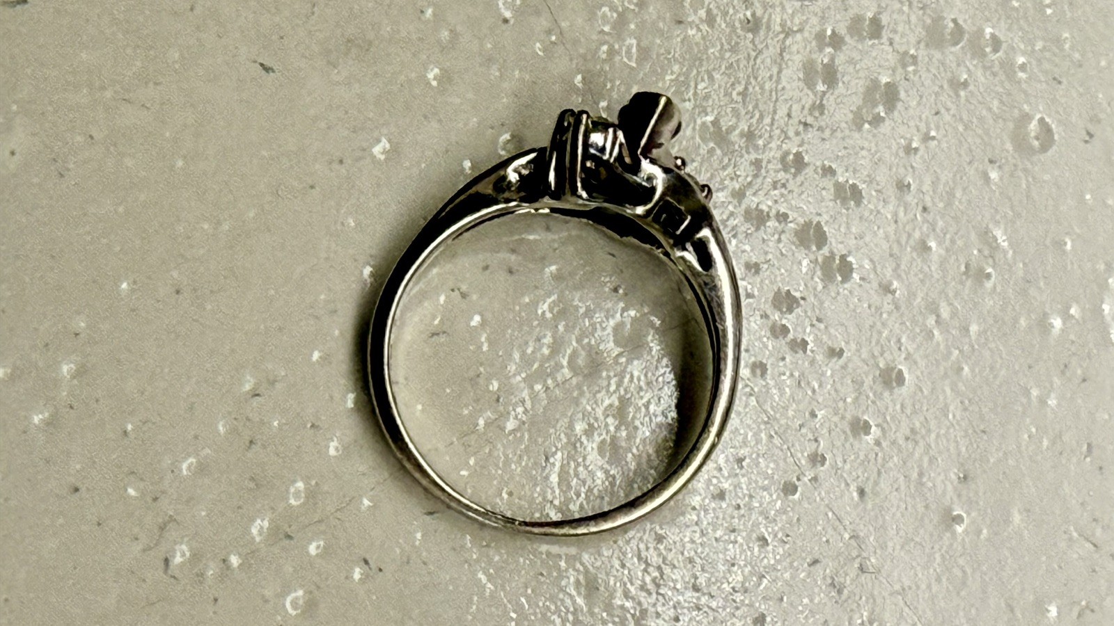 Marquise Sapphire Women’s Ring 14K White Gold