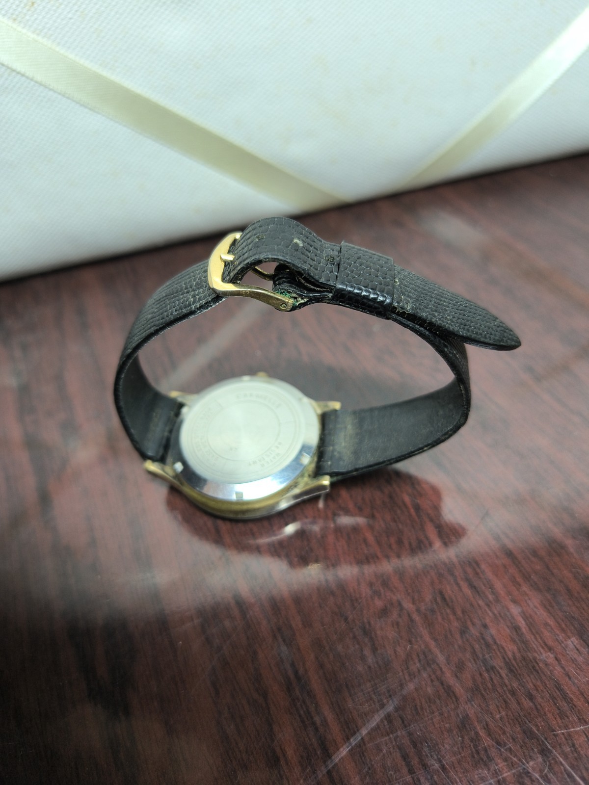Vintage 1970s Caravelle Electrotime Set-O-Matic Watch Day/Date Bulova Hybrid N7