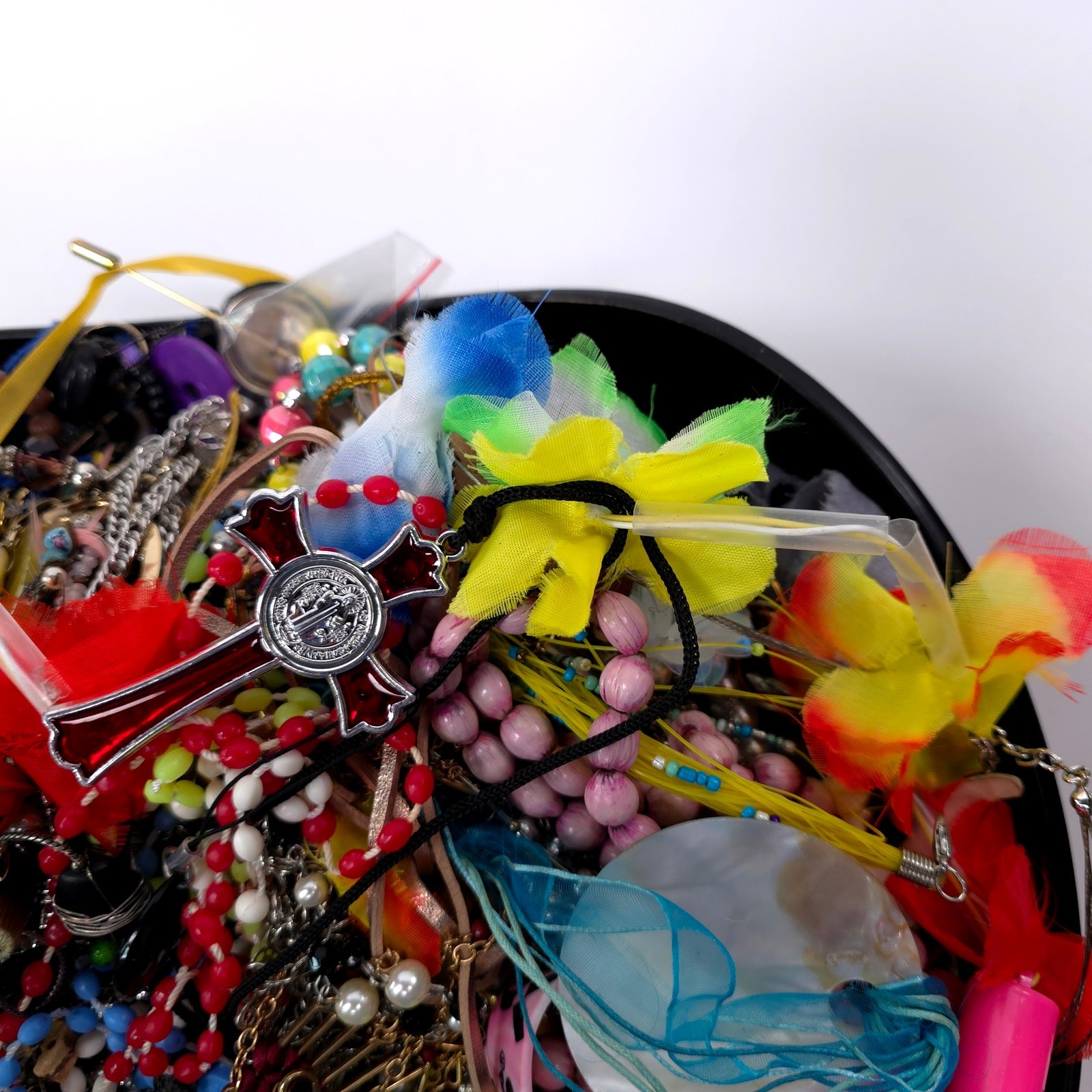 10 lb Vintage to Now Mixed Jewelry Lot Costume Craft Repair Junk Resale J46