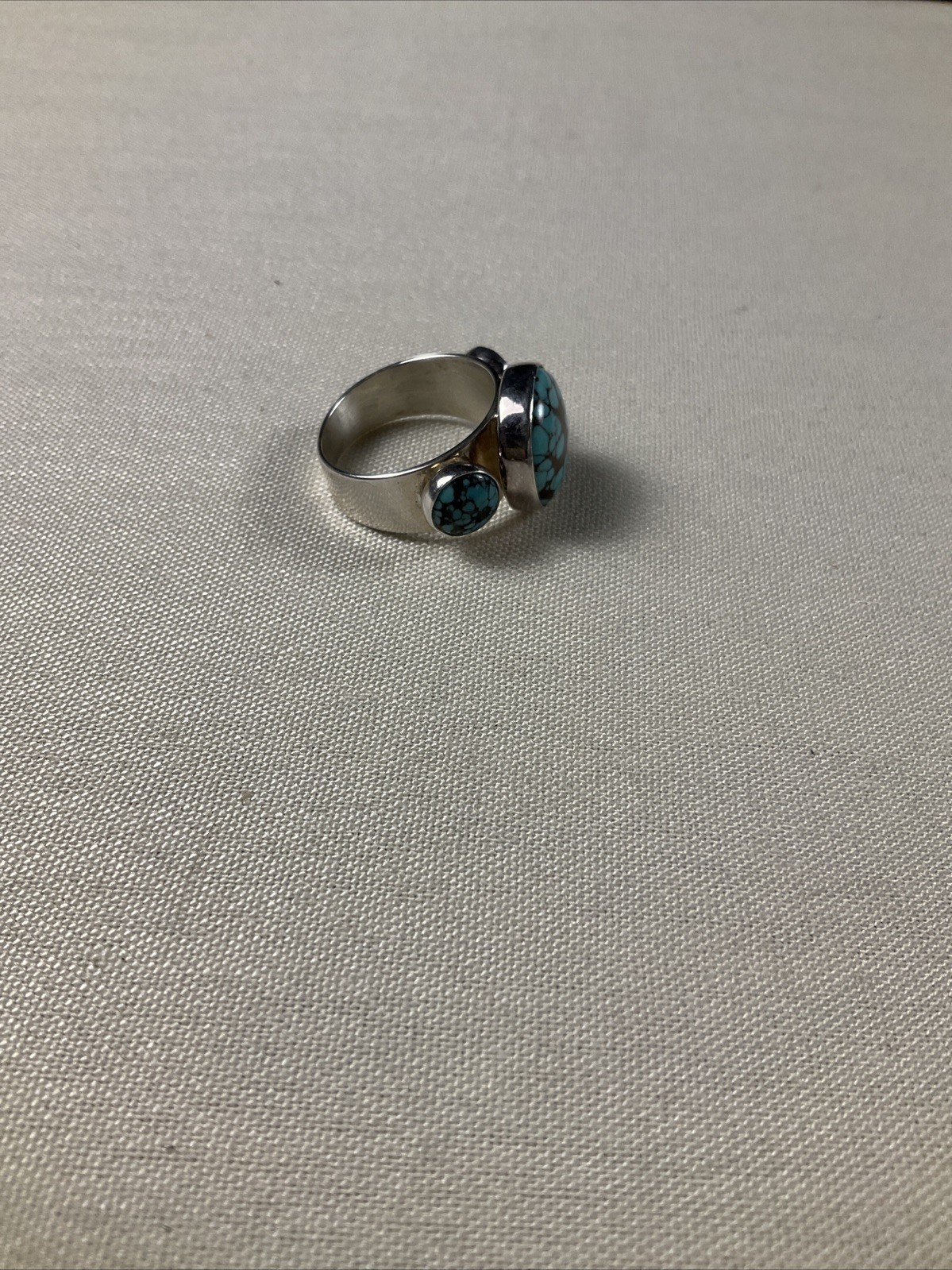 Jay King Sterling Silver Turquoise Ring Size 8