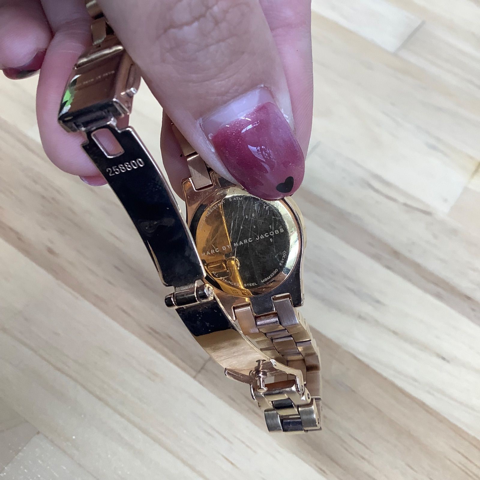 Mark by Marc Jacobs Watch Pink Gold Management Number SA875