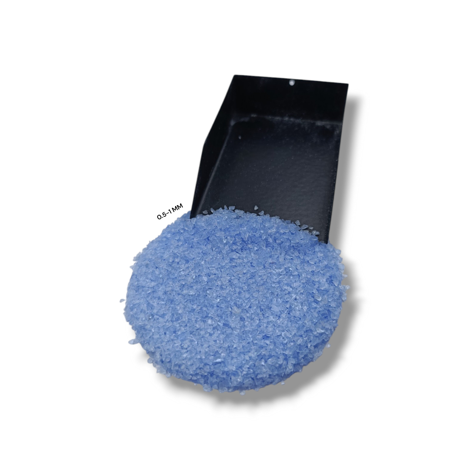 Crushed Opaque Blue Hydro Quartz Crushed Gemstone Coarse All Size For Inlays