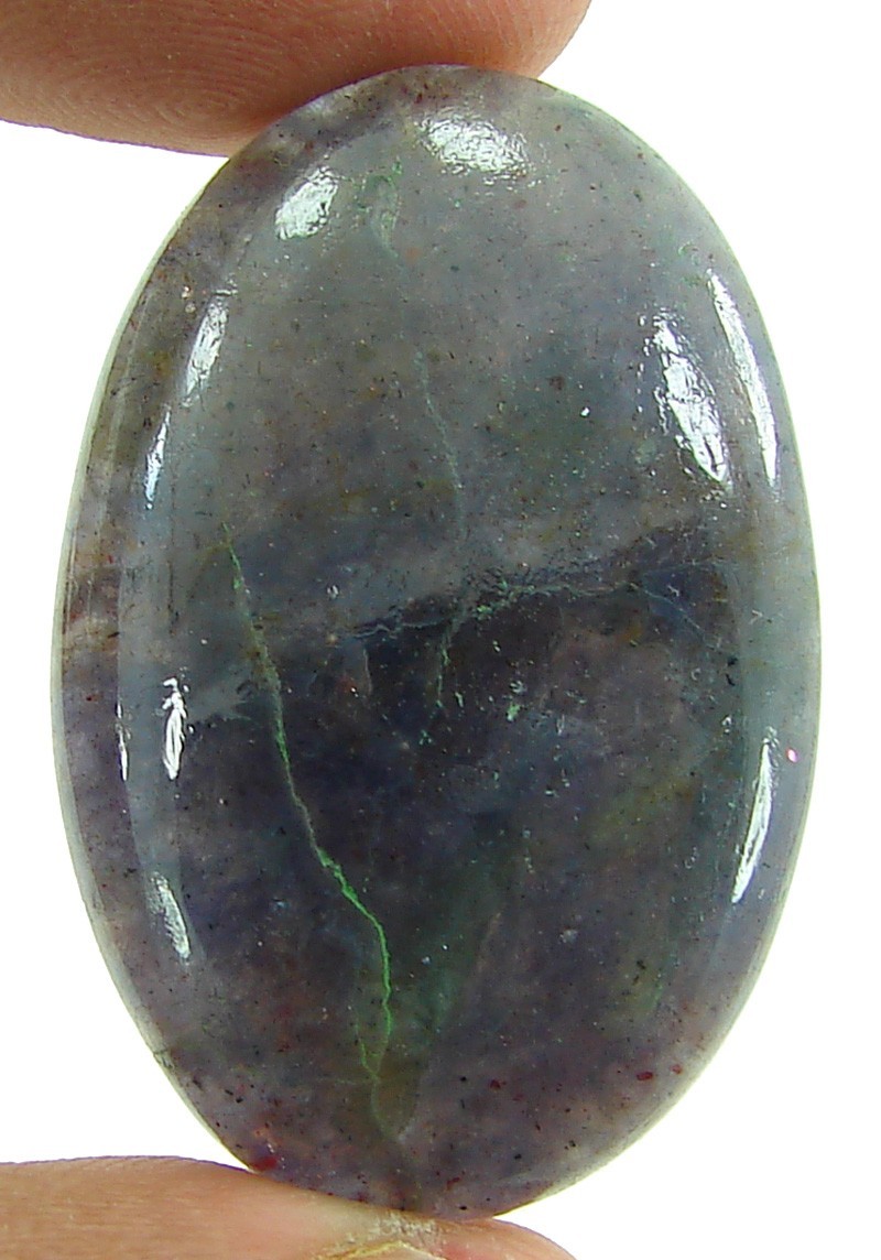 46.35 Ct Natural Iolite Sunstone Loose Gemstone Cabochon Wire Wrap Stone- 30102