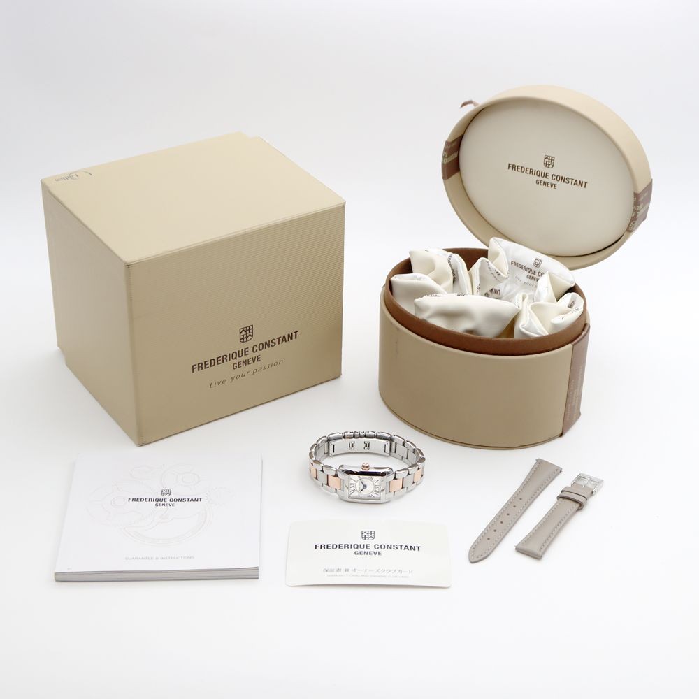 Frederique Constant FC-200X1C12/4/6 Quartz Ladies Watch 21x23mm Wrist 18cm