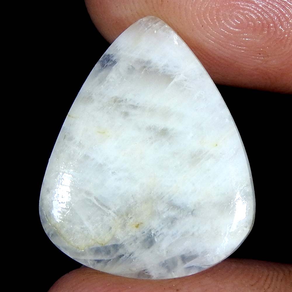 12.60Cts100%Natural Quality Silky Monnstone Pear Cabochon Loose Gemstone