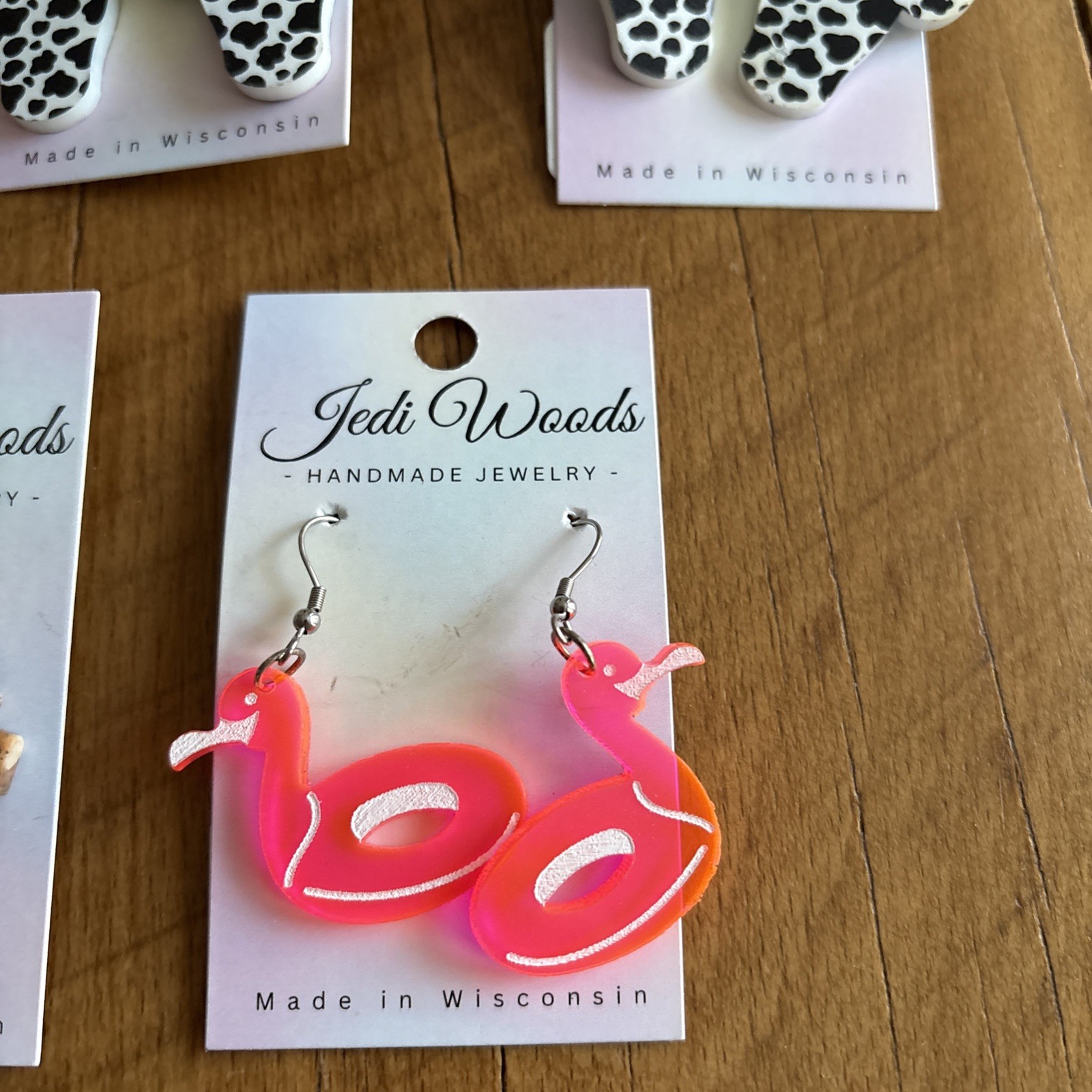 Brand New Set Of Handmade Dangly Earrings 11 Pairs In Total