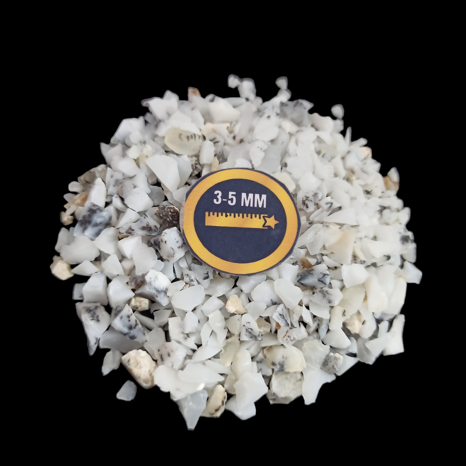 Natural Dendrite Opal coarse Crushed Powder For Massage Use Ring inlay jewelry