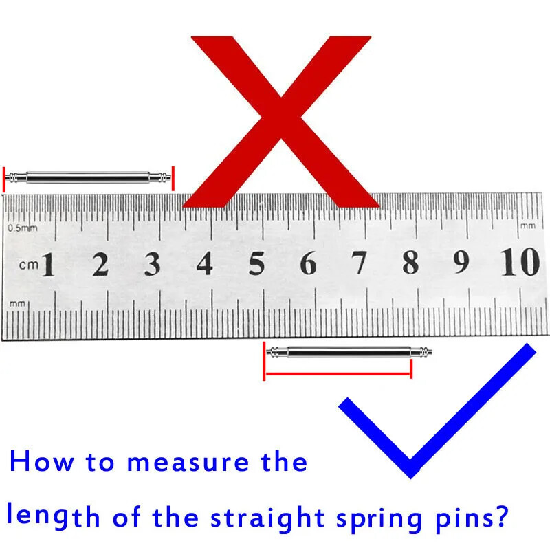 2mm 2.3mm Steel Spring Pins for Garmin Fenix Watch Strap Connecting Bars 22 26mm