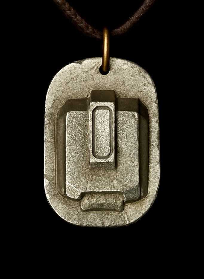 Metal Casted Overwatch “Bastion” Damage Hero Resin 3D Printed Necklace Design
