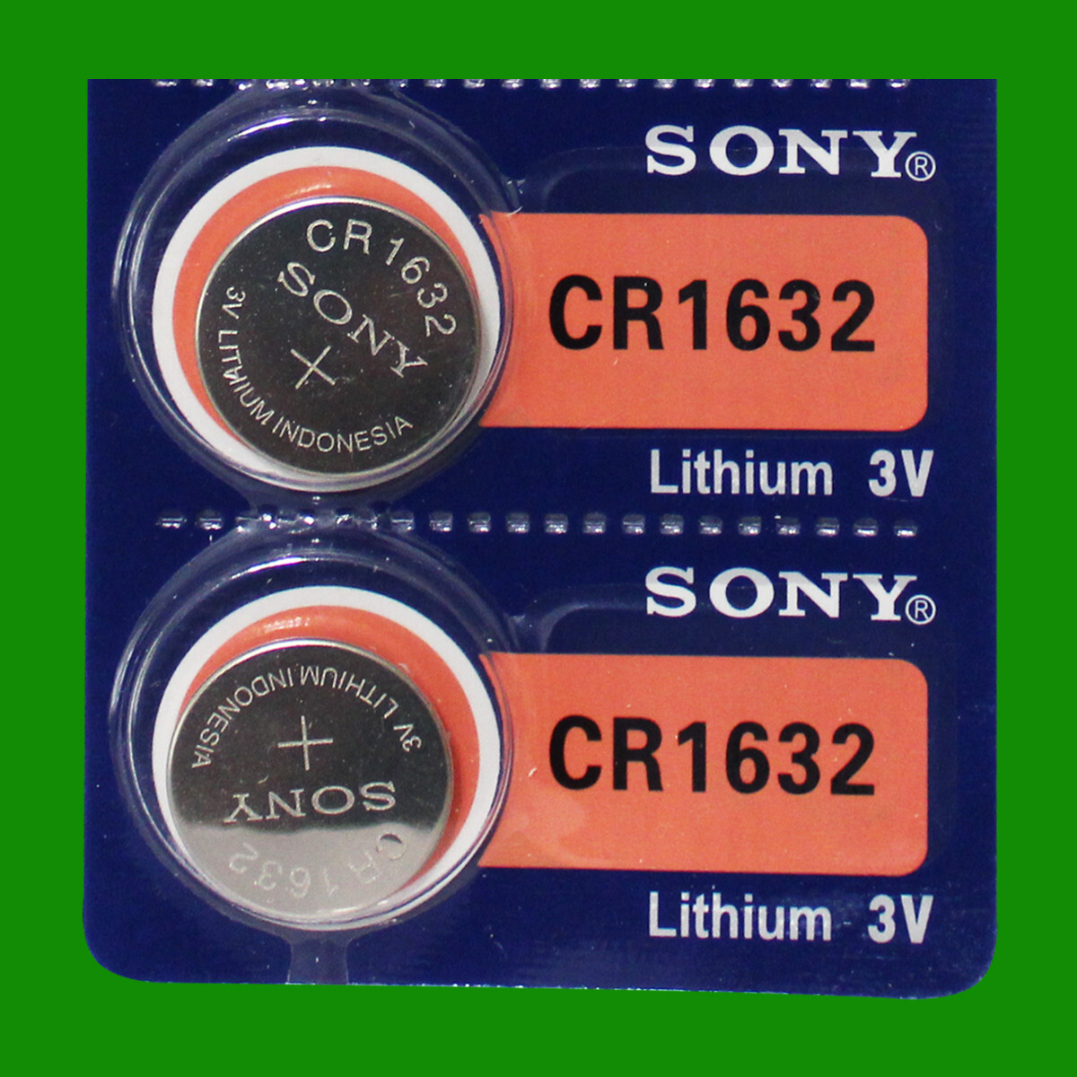 SONY CR1632 LITHIUM 3V BATTERY – 2Pc