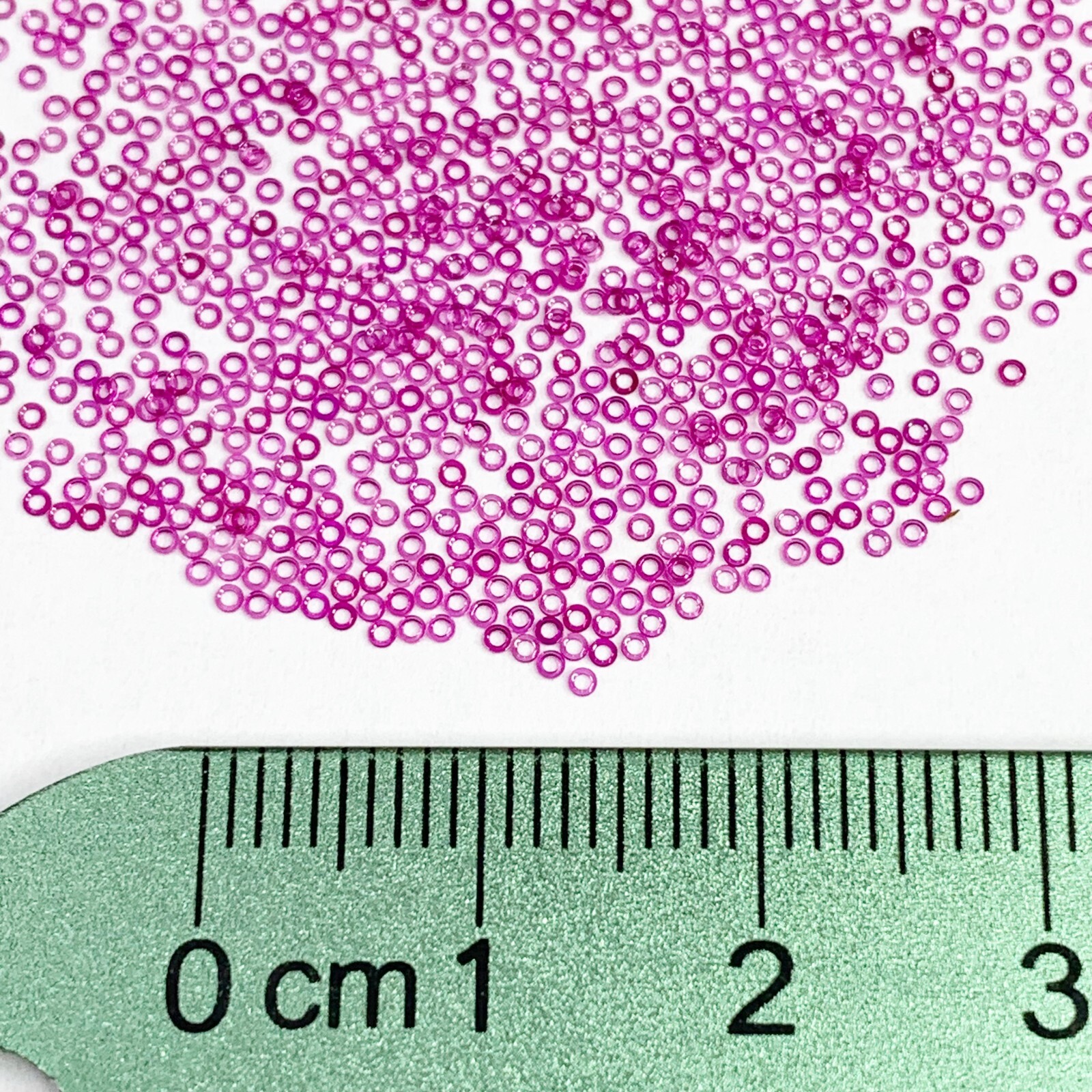 50 Watch Hole Jewels 1mm Lab Created Ruby Watchmaker Spare Job Lot Parts Repair