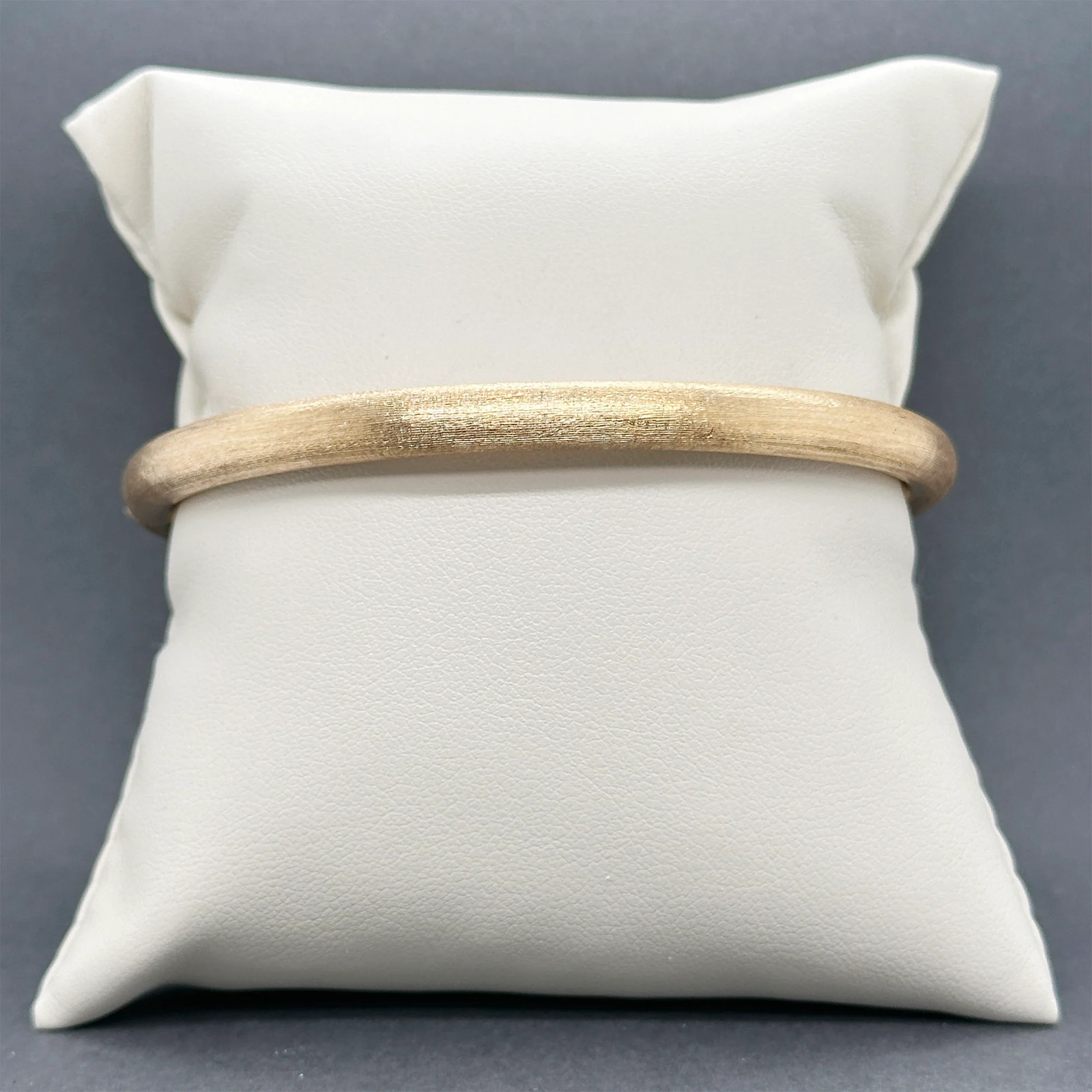 Estate 18K Rose Gold 5.59mm Bangle Bracelet