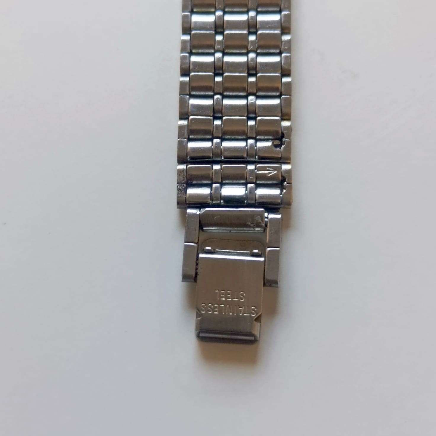 Vintage FE Excellent Quartz Watch Two Tone Gold Silver Square Tank Unisex Japan