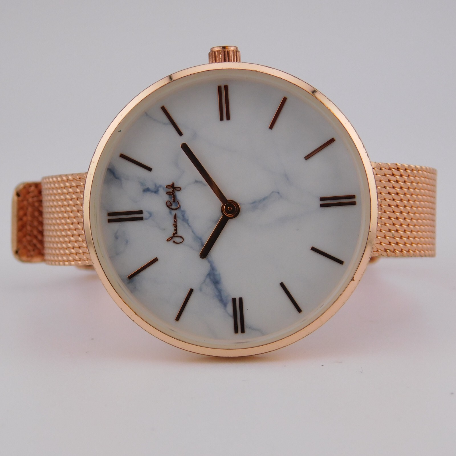 Jessica Carlyle 2628 Rose Gold Tone Quartz Analog Women’s Watch New Battery